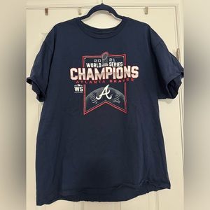 Atlanta Braves WS Tshirt XL